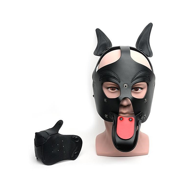 Sport Fucker Authentic Pup Play Hood - Elevate Your Role-Play - Bondage Hoods