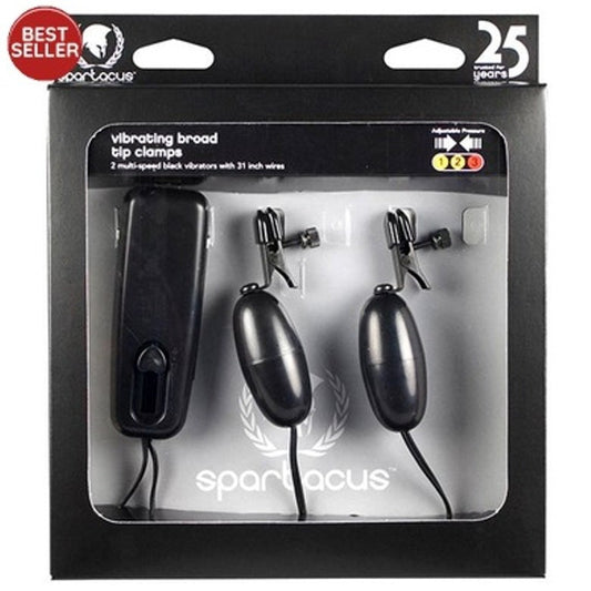 Vibrating Alligator Mini Nipple Clamps Black - Nipple and Clit Clamps