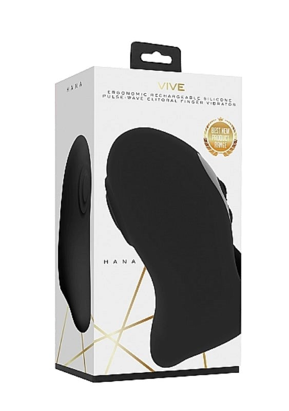 Vive Hana Black - - Finger and Tongue Vibrators