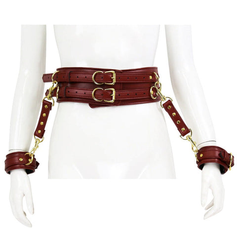 Waist Harness and Handcuffs - Cuffs and Restraints