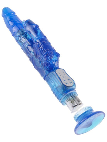 Pipedream Wallbanger Clitty Twister Rabbit Vibrator Blue - Rabbit Vibrators