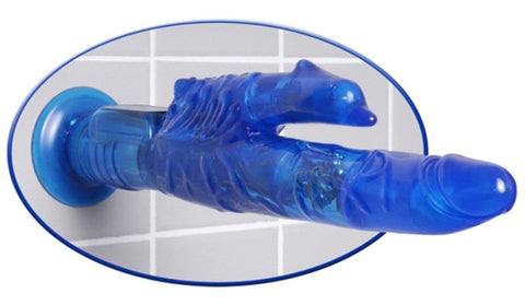 Pipedream Wallbanger Clitty Twister Rabbit Vibrator Blue - Rabbit Vibrators