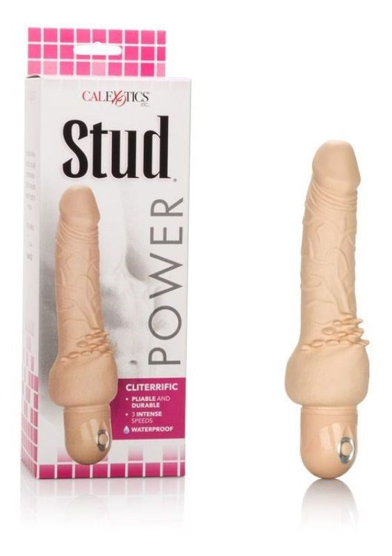 Waterproof Power Stud Cliterrific Ivory - - Realistic Dildos