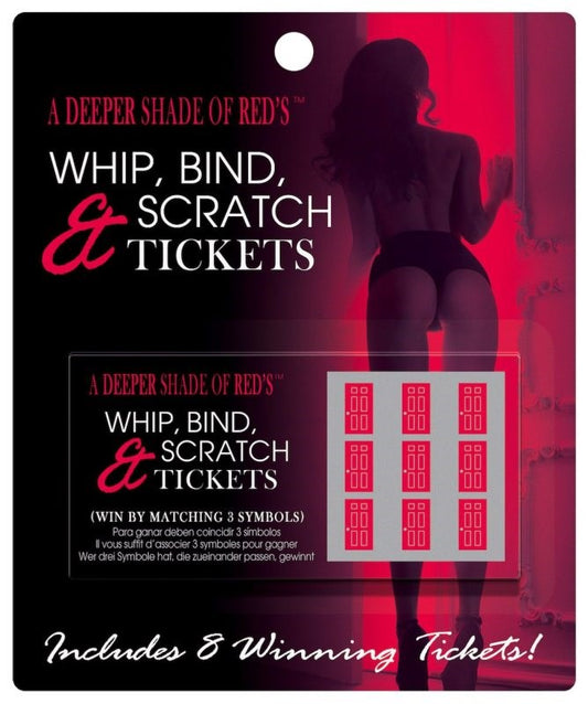 Whip Bind and Scratch Tickets - Sex Games, Coupons and Tricks