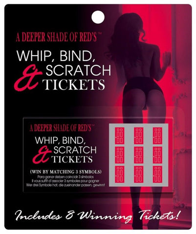 Whip Bind and Scratch Tickets - Sex Games, Coupons and Tricks