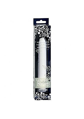 Doc Johnson White Nights Velvet Touch Bullet Vibrator - Bullet Vibrators