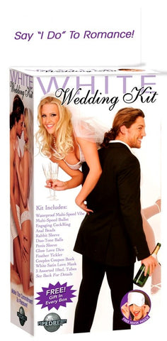 Pipedream 10 Piece White Wedding Adult Toys Kit - Sex Kits
