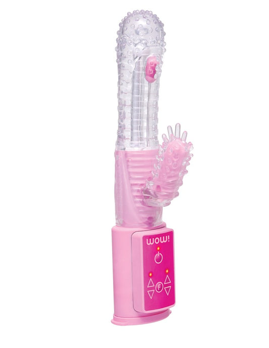 Pipedream WOW! Wiggler Dual Stimulation Rabbit Vibrator - Rabbit Vibrators