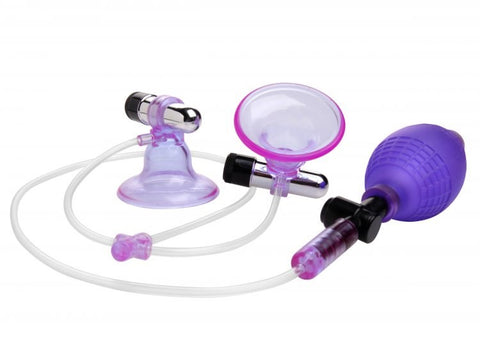 XR Vibrating Nipple Suckers - Breast and Nipple Toys