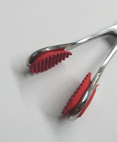 Young Tongue forceps with Curved Handle 17cm - Dental and Clinical