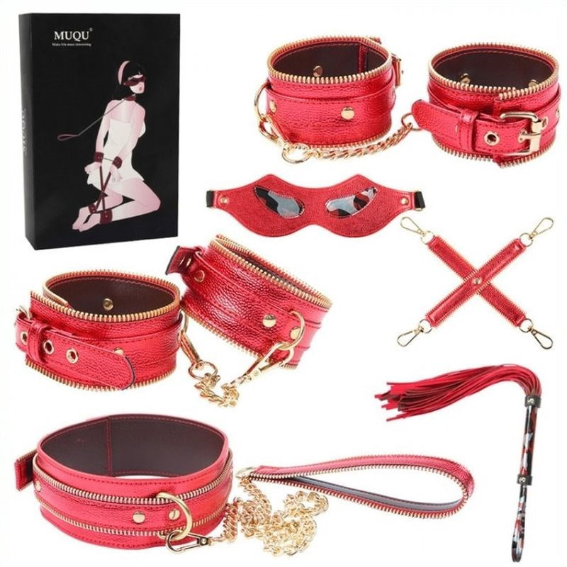 Zipper Edge Bondage Kit 7 piece - - Bondage Kits