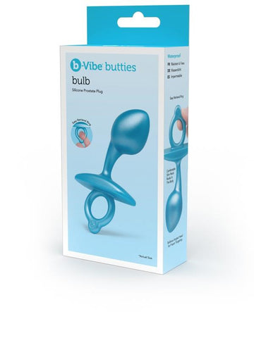 B-Vibe Bulb Silicone Prostate Massager - Targeted Stimulation for Enhanced Comfort - Butt Plugs
