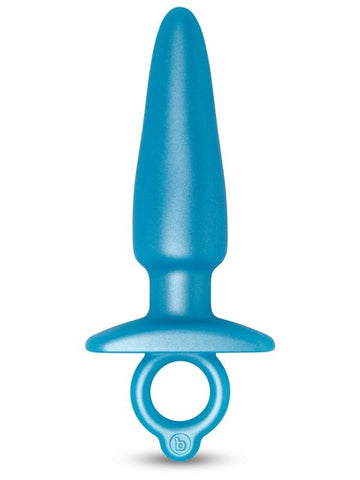 B-Vibe Sleek Tapered Silicone Anal Plug - Comfortable and Secure Play - Butt Plugs