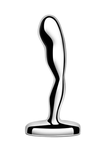 B-Vibe Stainless Steel Prostate Stimulator - Targeted Pleasure, Intense Sensations - Prostate Toys