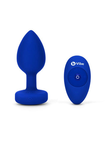 B-Vibe Vibrating Jewel Plug - Pleasure and Comfort in a Stylish Design - Butt Plugs