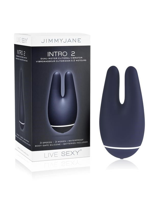 Jimmyjane INTRO 2 Dual Motor Silicone Clitoral Vibrator - Silicone Vibrators