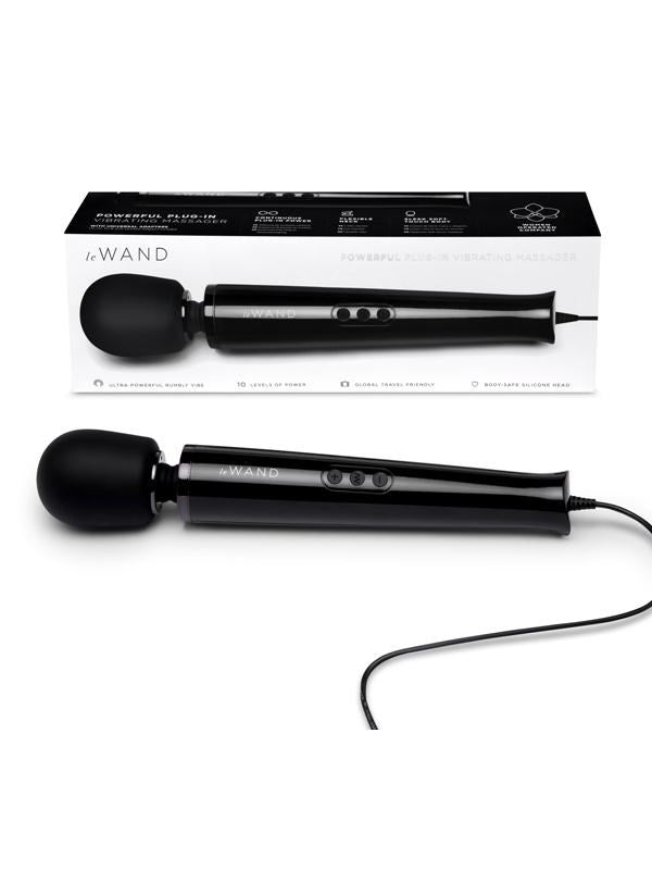 Le Wand Plug-In Vibrating Massager - Unmatched Indulgence - - Body Wands