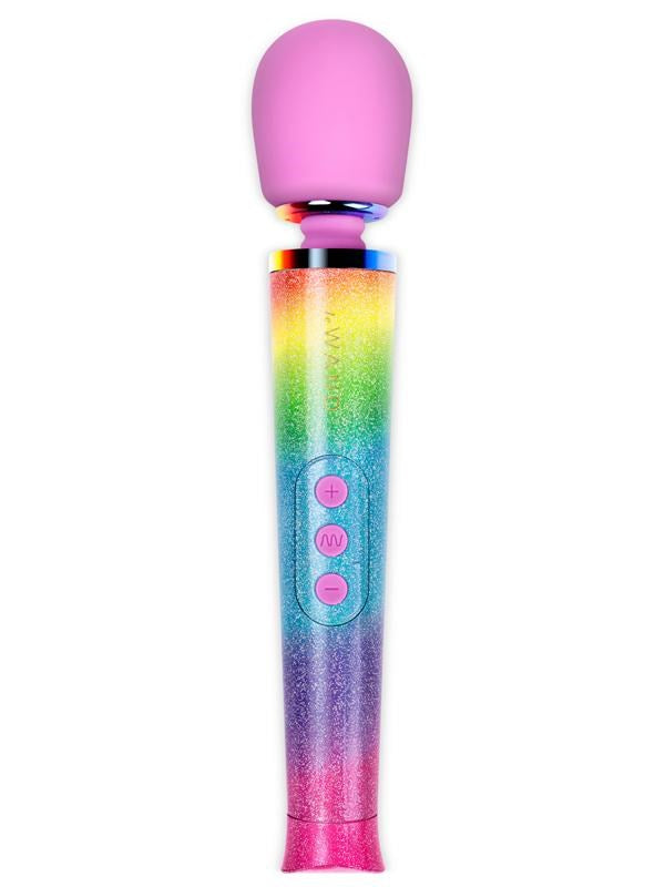 Le Wand Rainbow Ombre Vibrating Body Wand Massager - - Body Wands