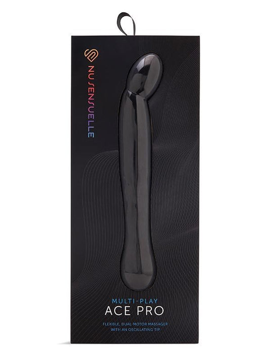 NU Sensuelle Ace Pro G-Spot, A-Spot and P-Spot Massager Black - Prostate Toys