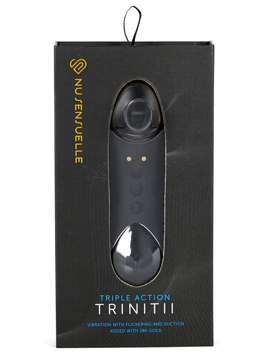 Nu Sensuelle Trinitii Rechargeable Flickering Tongue Vibrator - Finger and Tongue Vibrators