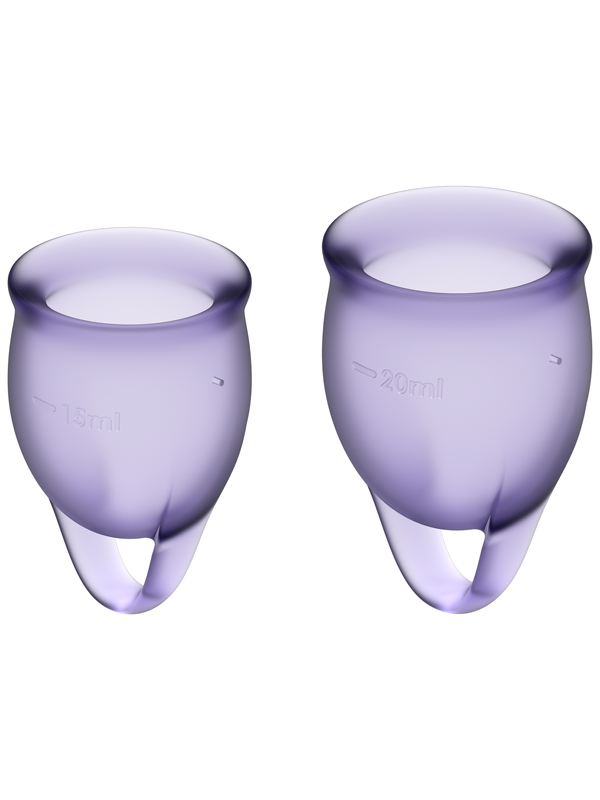 Satisfyer Feel Confident Silicone Menstrual Cup - Menstrual Cups