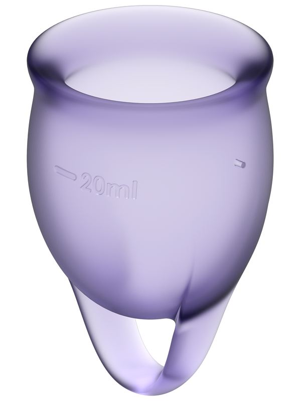 Satisfyer Feel Confident Silicone Menstrual Cup - Menstrual Cups