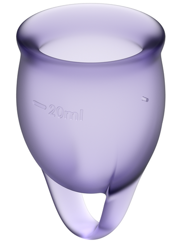 Satisfyer Feel Confident Silicone Menstrual Cup - Menstrual Cups