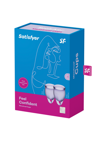 Satisfyer Feel Confident Silicone Menstrual Cup - Menstrual Cups