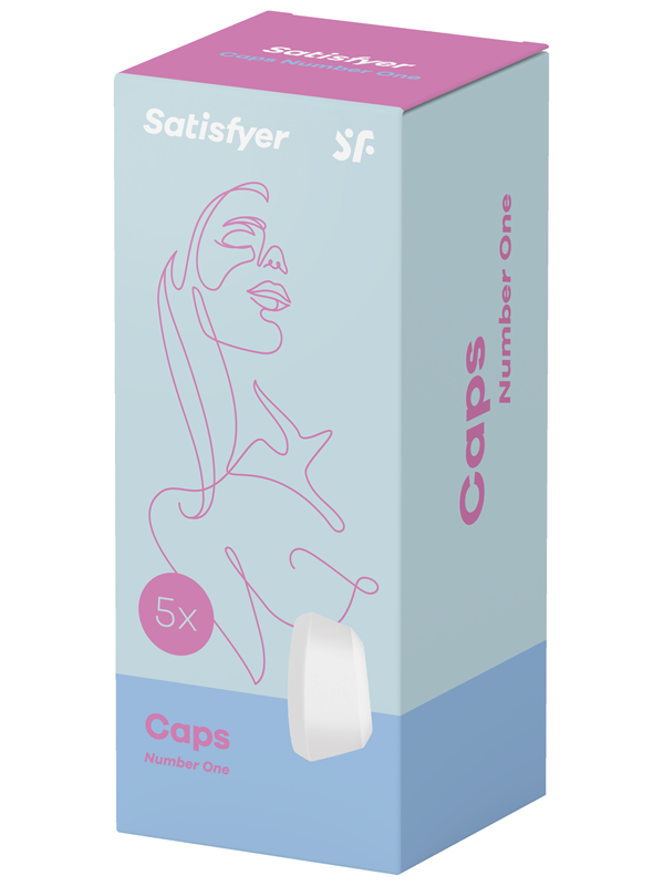 Satisfyer Number One Climax Vibrator Attachment Tips - - Vibrator Accessories