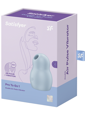 Satisfyer Pro To Go 1 Air Pulse Clitoral Vibrator - G-Spot Vibrators