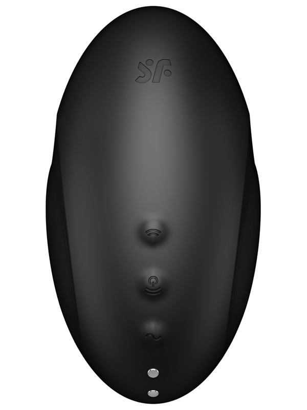 Satisfyer Vulva Lover 3 Black Air Pulse Clitoral Vibrator - Clit Ticklers and Pulsators
