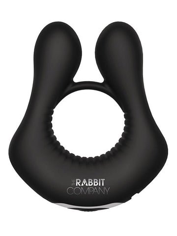 The Rabbit Company's Deluxe Vibrating Silicone Pleasure Ring - Silicone Cock Rings
