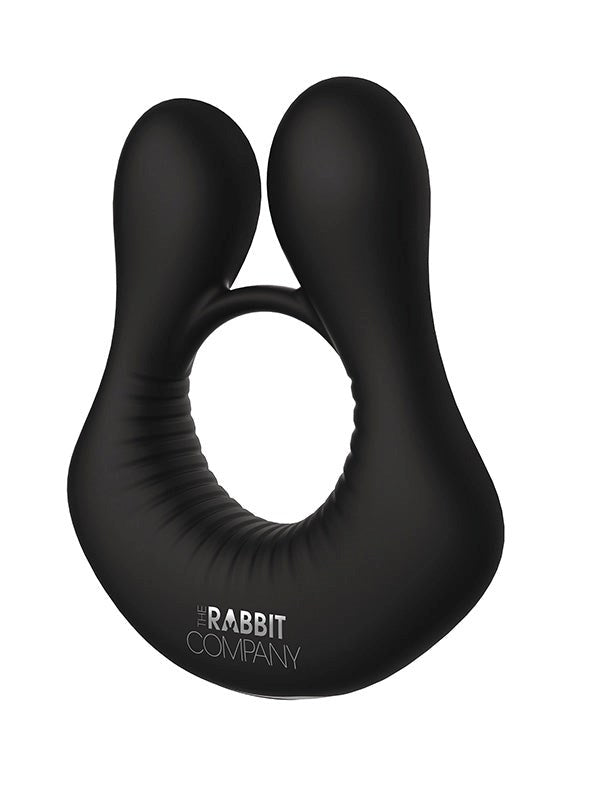 The Rabbit Company's Deluxe Vibrating Silicone Pleasure Ring - Silicone Cock Rings