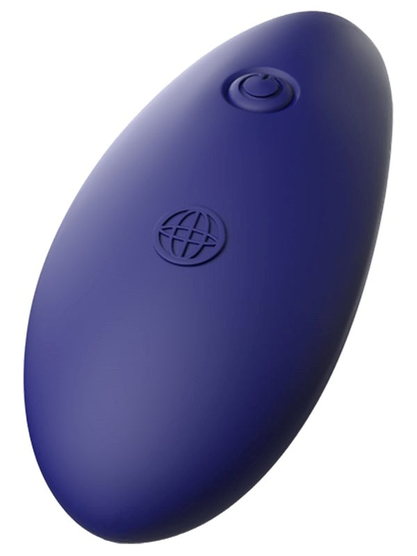 Icicles No 83 Glass Plug with Rechargeable Vibrator and Remote - - Butt Plugs