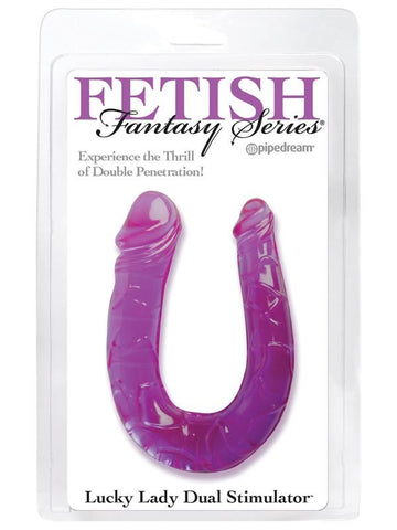Pipedream Lucky Lady Dual Stimulator Realistic Dildo - Double Ender