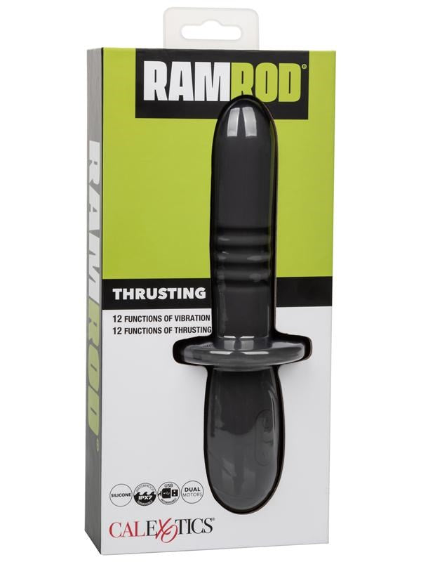 Ramrod Thrusting Rechargeable Anal Dildo - - Anal Dildos