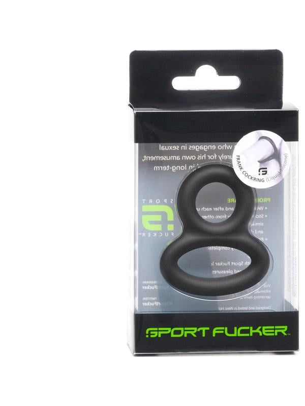 Sport Fucker Frank Dual Cock Ring - - Stretchy Cock Rings