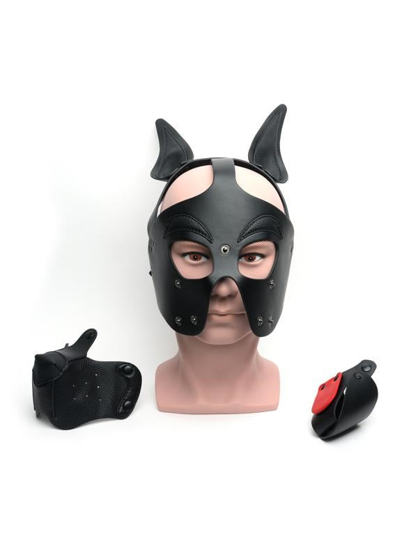 Sport Fucker Playful Pup Bondage Hood - - Bondage Hoods