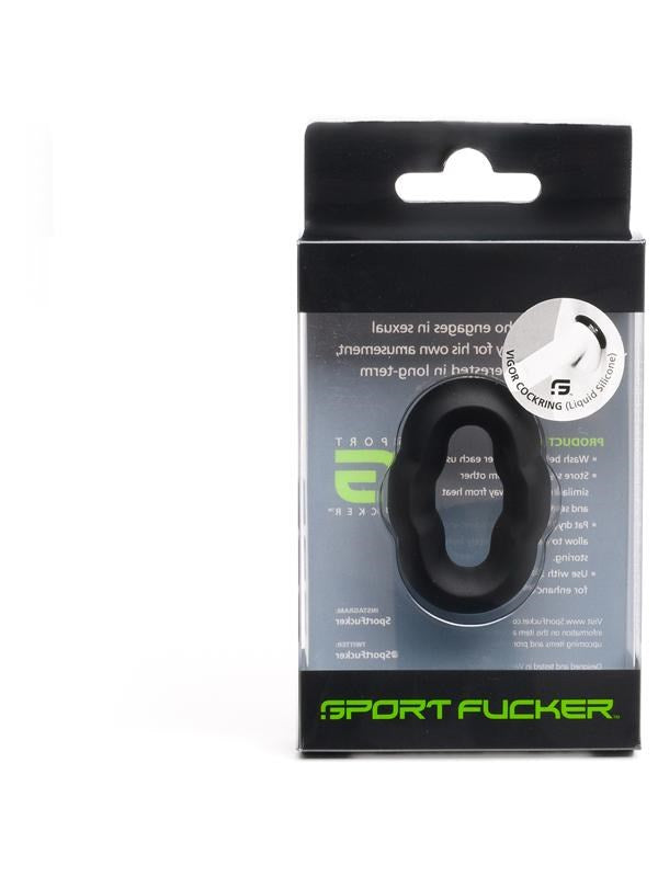 Sport Fucker Vigor Mens Silicone Cock Ring - - Stretchy Cock Rings