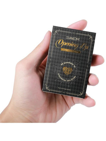 Svakom Opening Up Adult Card Game - Sex Games, Coupons and Tricks