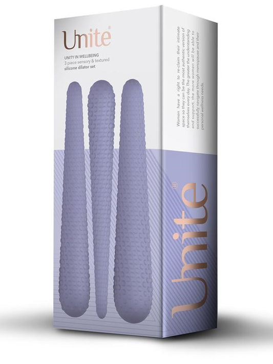 Rocks Off Unite - Textured Silicone Dilator Set for Gradual Progression - Love Eggs and Kegel Exercisers
