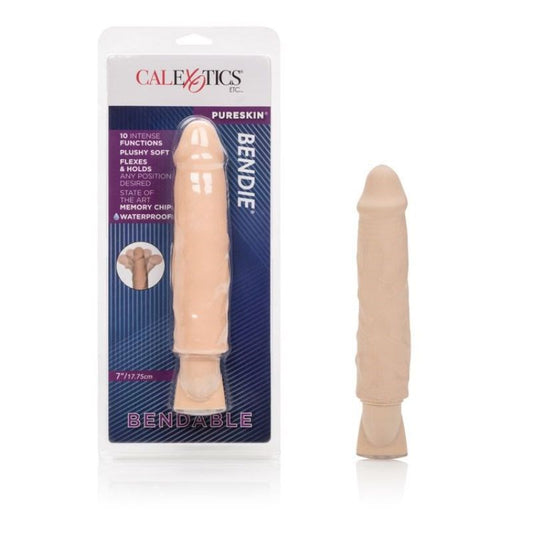 10 Function PureSkin Bendie Ivory - Realistic Dildos