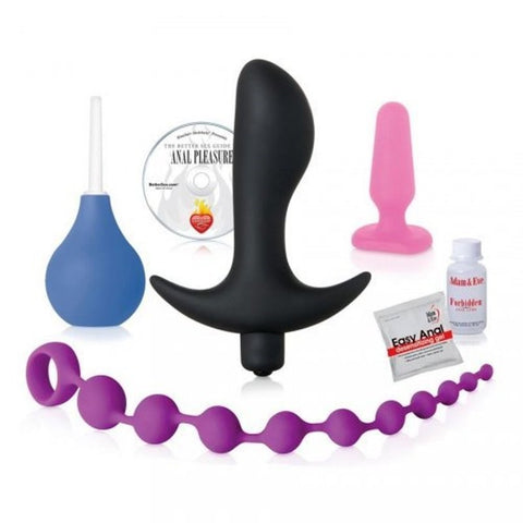 Adam & Eve Silicone Couple's Backdoor Pleasure Kit - Sex Kits