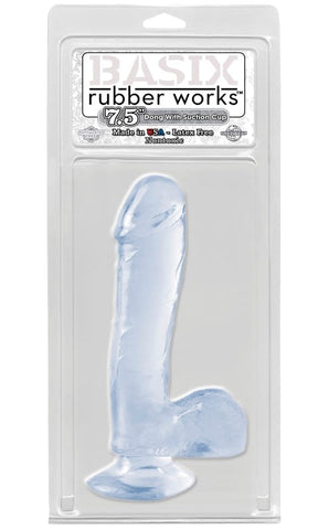 Pipedream Basix 7.5 Inch Thin Suction Cup Realistic Dong - Realistic Dildos