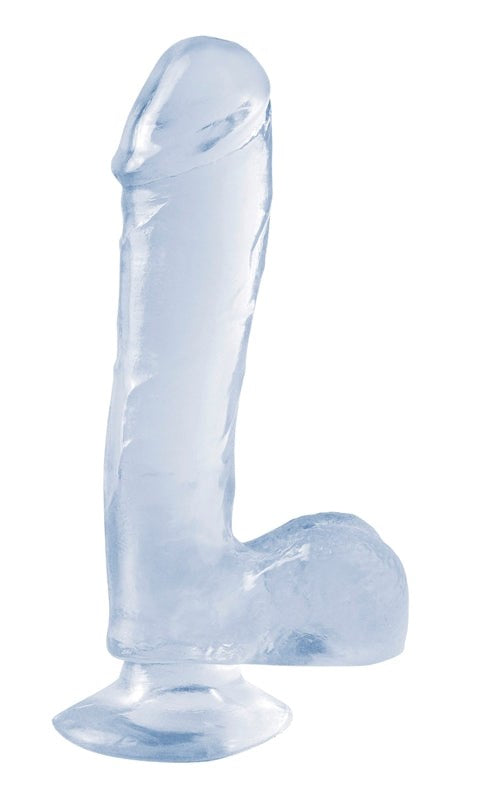 Basix 7.5 Inch Thin Dong with Suction Cup - - Realistic Dildos