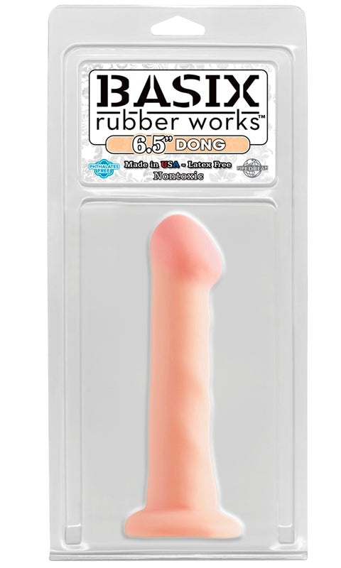 Basix Dong 6.5 Inch Realistic Dong - - Realistic Dildos