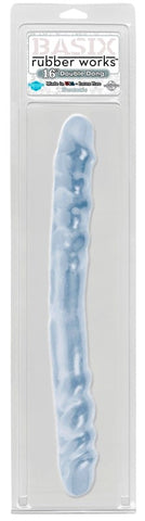 Pipedream Basix Realistic Double Dong 16 inch Clear - Realistic Dildos