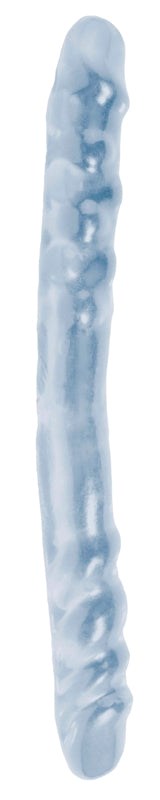 Basix Double Dong 16 inch Clear - - Realistic Dildos