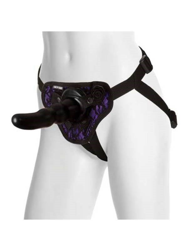 Black Rose Harness Your Desire Strap-On - - Strap On Sextoys