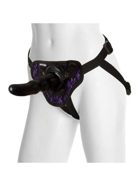 Black Rose Harness Your Desire Strap-On - Strap On Sextoys